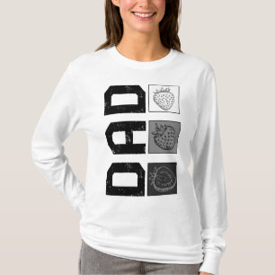 T-shirt Framboise papa Amoureux Fruit Nouveau papa Fête de