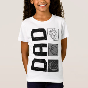 T-Shirt Framboise papa Amoureux Fruit Nouveau papa Fête de