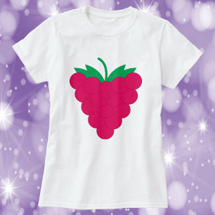 T-shirt Framboise Rose Fruitée