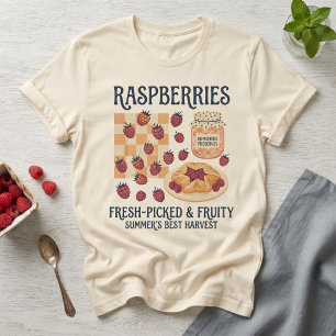 T-shirt Framboises fraîchement cueillies Fruité Cottagecor