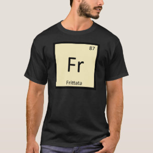 T-shirt Franc - Symbole de Tableau périodique de chimie d