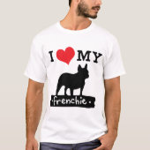 T-shirt français Bulldog Frenchie (Devant)