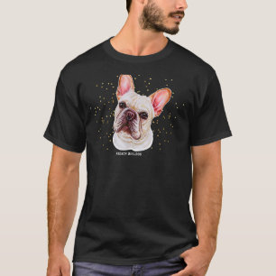 T-shirt Français Bulldog Portrait 4 Animal Français França