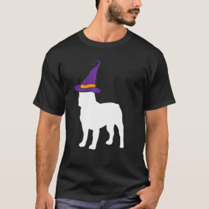 T-shirt Français Bulldog Witch Casquette Lazy Costume Hall