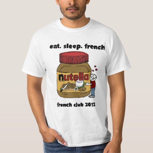 T-shirt français de club (Devant)