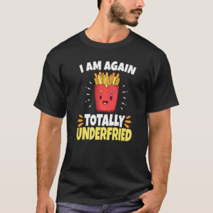 T-shirt Français Fries Restauration Rapide Manger Français