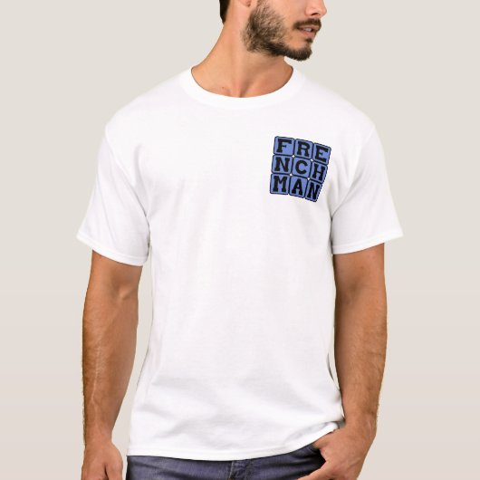T-shirt Français, Nationalité (Devant)