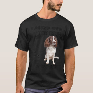 T-shirt Français Springer Spaniel Citation Maman Papa Impr
