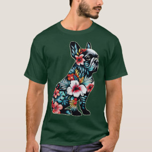 T-shirt Français taurin assis silhouette et métro coloré