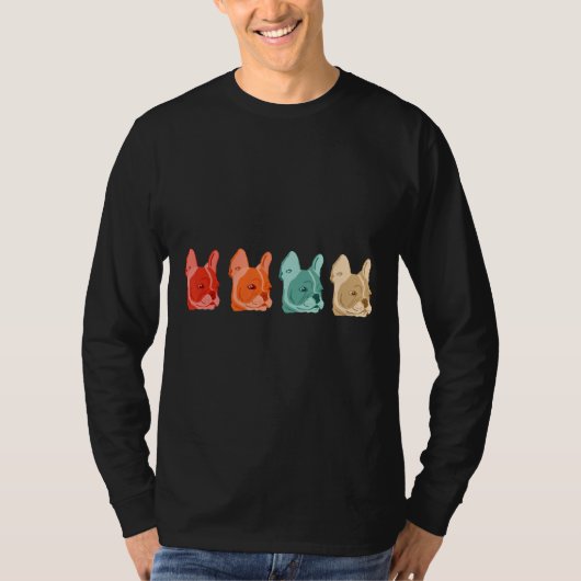 T-shirt Français vintage (Devant)