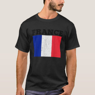 T-shirt Française France Flag Fierté Français Flag T Shirt