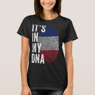 T-shirt France C'est dans mon ADN mignon empreinte digital