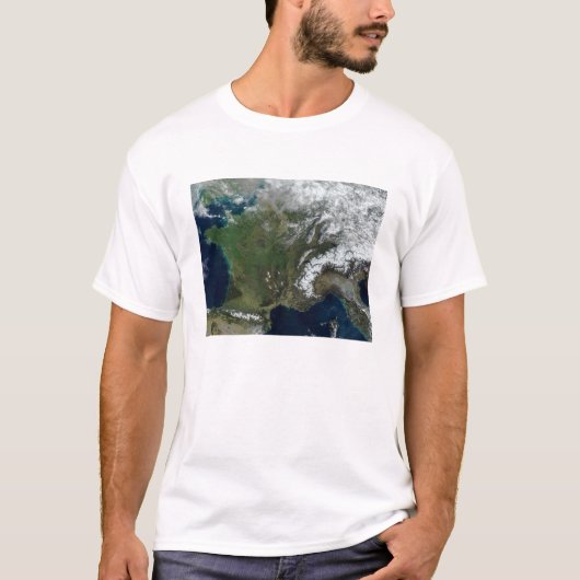 T-shirt France de l'espace (Devant)