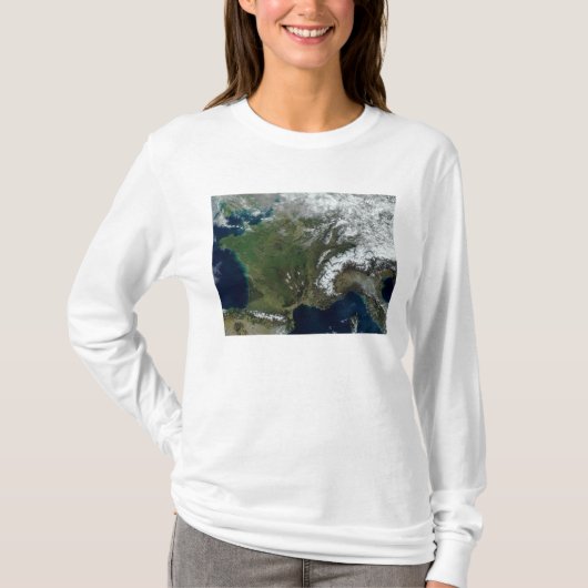 T-shirt France de l'espace (Devant)