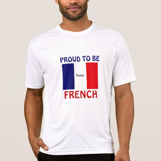 T-shirt France : Fier d'être français (Devant)