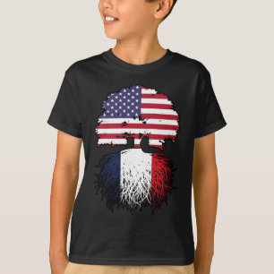 T-shirt France France France États-Unis Amérique