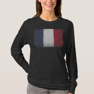 T-shirt France French Flag Pride Pays Accueil Retro Matchi