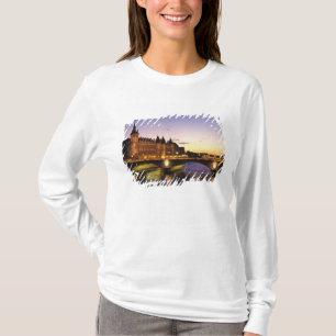 T-shirt France, Paris, la Seine et la Conciergerie à