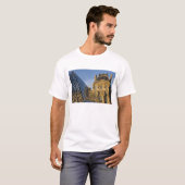 T-shirt France, Paris, le musée du Louvre et la Pyramide, (Devant entier)