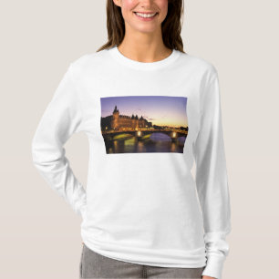 T-shirt France, Paris, Seine et Conciergerie à