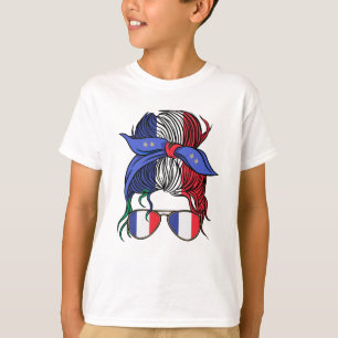 T-shirt France pimentée avec le drapeau français