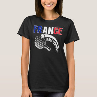 T-shirt France Tennis De Table Support Thé De Ping Pong