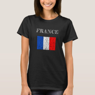T-shirt France Vintage France Racines Fierté Française Dra