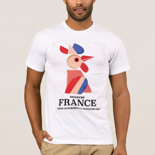 T-shirt France - Voyage aujourd'hui à la France par l'air