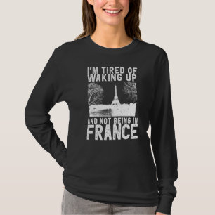 T-shirt France Voyage Pour La Culture Française Et Paris