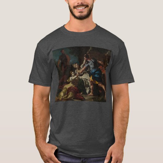 T-shirt Francesco Solimena - Mort de Messaline (Devant)