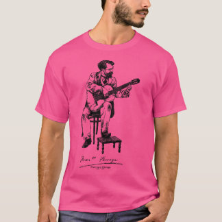 T-shirt Francisco TrregaSpanishclassique guitare