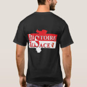 T-Shirt Franco-Duitser-Alsacien (zwarte kleur) (Achterkant)