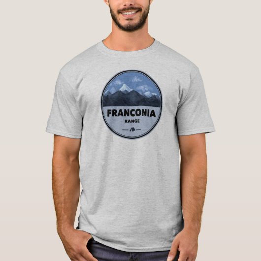 T-shirt Franconia Range New Hampshire Camping (Devant)