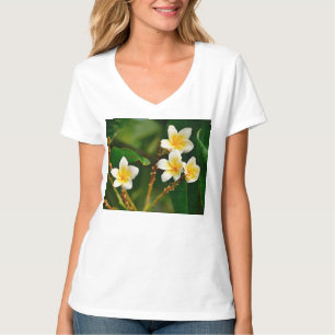T-shirt Frangipani jaune