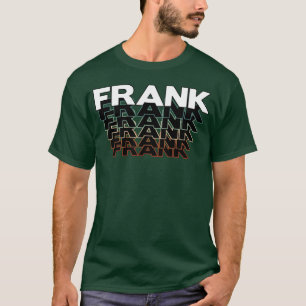 T-shirt Frank Drôle Rétro Vintage Coucher de soleil Frank
