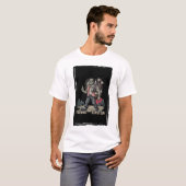 T-shirt Frank Einstein Funny Science Frankenstein Mashup A (Devant entier)
