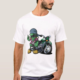 T-shirt Frank le type de cycliste de Frankenstein de