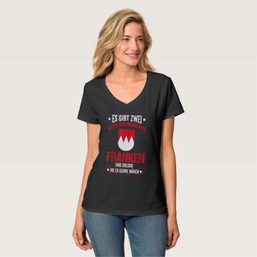T-shirt Franke Franken Fränkisch Middle Franken Dialect Ba (Devant entier)