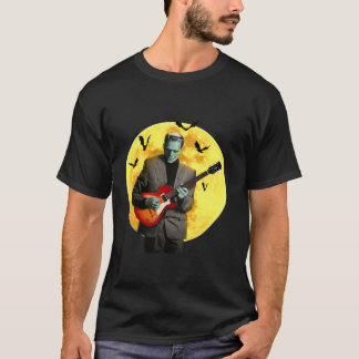 T-shirt Frankenguitar Frankenstein Plays Electric Guitar H