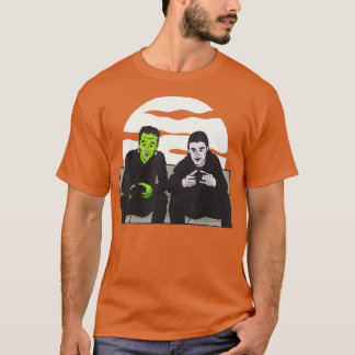 T-shirt Frankenstein Dracula Jeu amusant Halloween Gamer