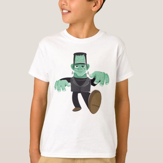 T-shirt Frankenstein Halloween (Devant)
