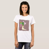 T-shirt Frankenstein Love Cartoon Halloween Caractère Art (Devant entier)