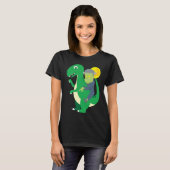 T-shirt Frankenstein Riding Rex Cool Dinosaur Halloween Co (Devant entier)