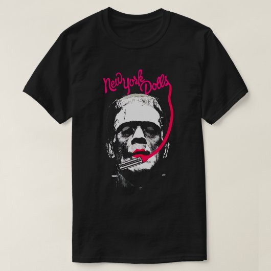 T-shirt Frankenstein (rose) de New York Doll (Design devant)