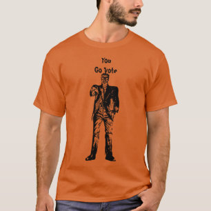 T-shirt Frankenstein Vous allez voter Halloween Élection