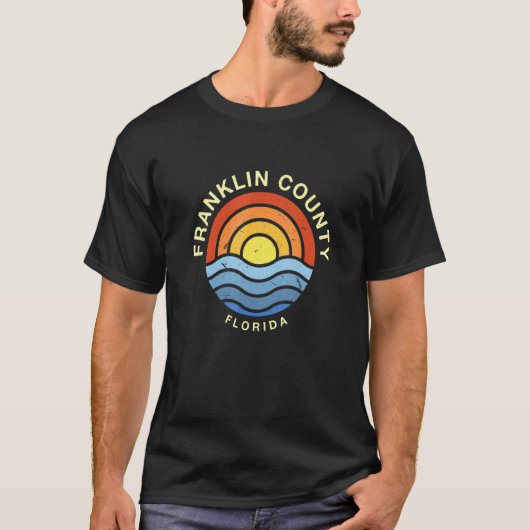 T-shirt Franklin Comté Floride Fl Summer Franklinite Trop (Devant)