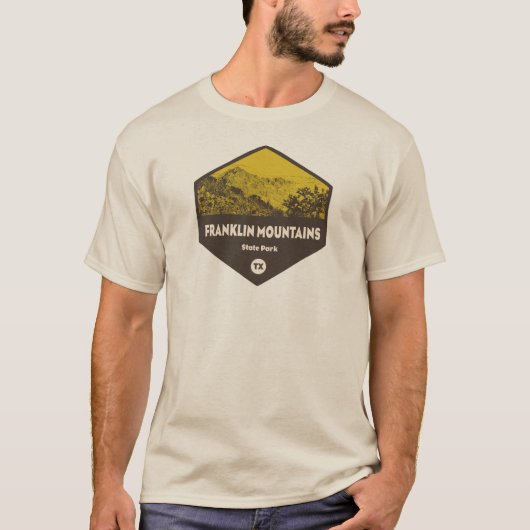 T-shirt Franklin Mountains State Park El Paso Texas (Devant)