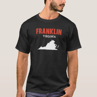 T-shirt Franklin Virginia USA State America Travel Virgini