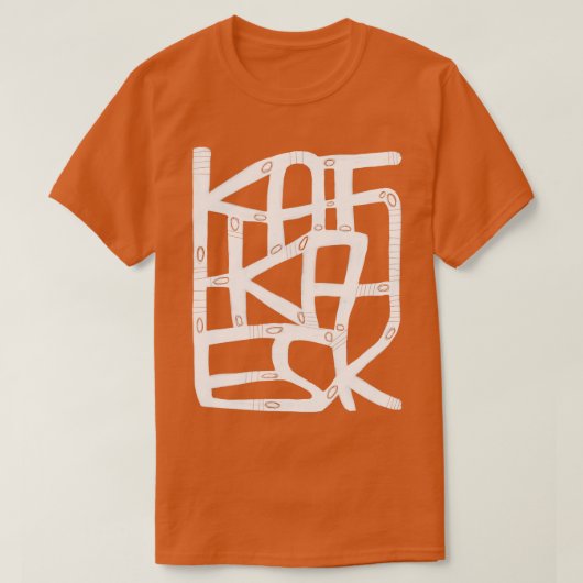 T-shirt Franz Kafka kafkaesk 1 (Design devant)