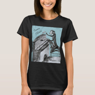 T-shirt Franz Liszt Croquis unique par Maurice Sand 1837